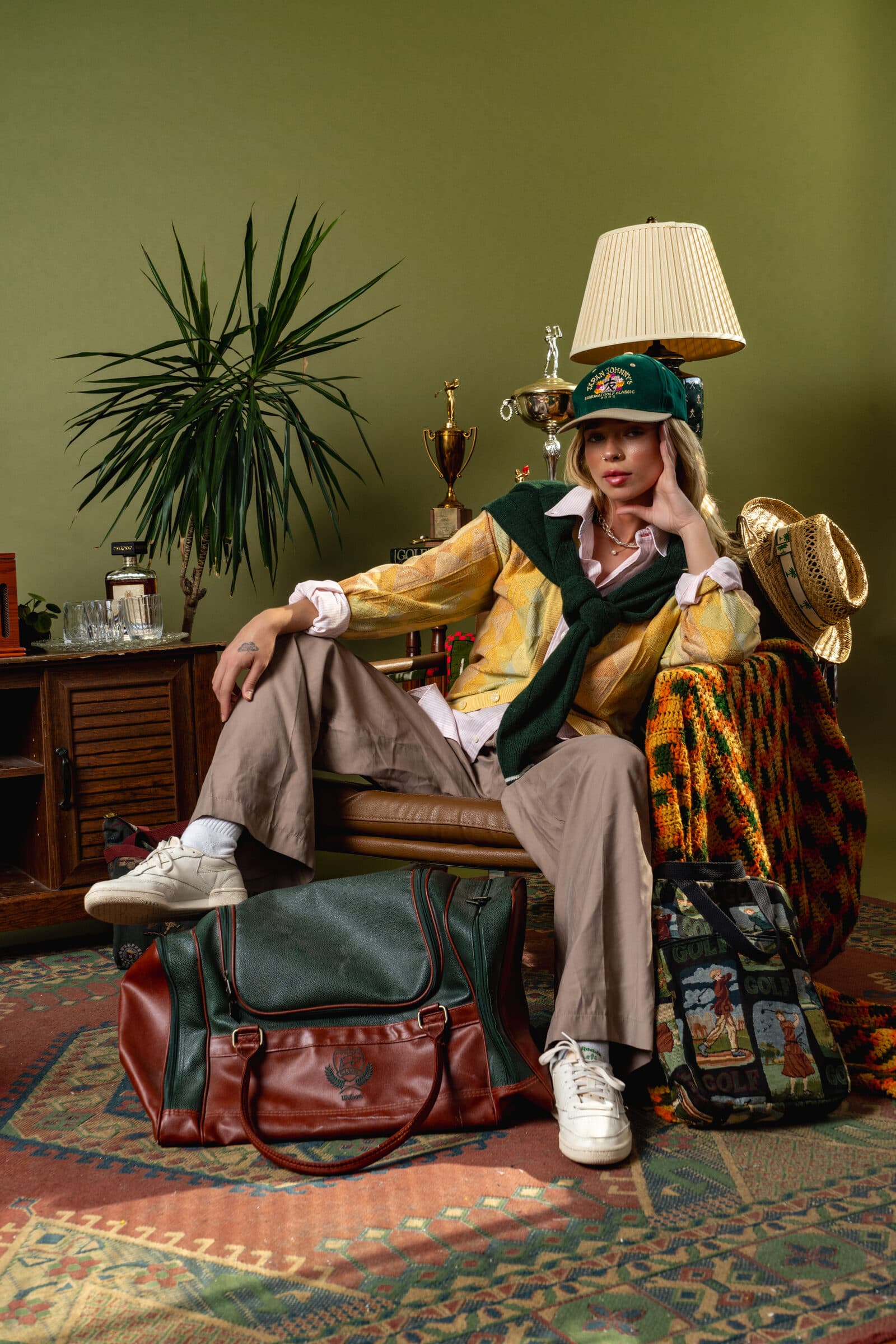 Mulligan's Country Club editorial — vintage golf style